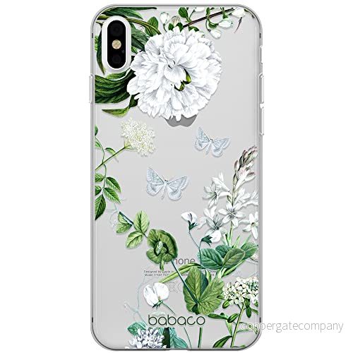 ERT GROUP mobiltelefonfodral för Iphone XS Max originalt och officiellt licensierat Babaco mönster Flowers 030 optimalt anpassad till formen på mobiltelefonen, gedeeltelijk transparant 5905131277732