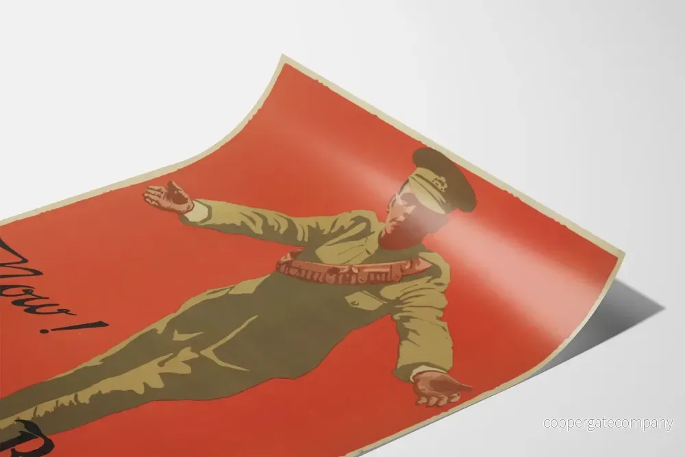 Vintage militär poster Victory Bonds Now - Bild 3