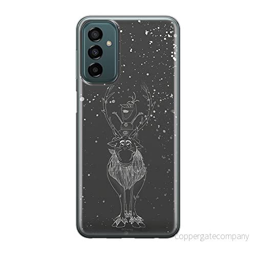 ERT GROUP mobiltelefonfodral för Samsung M13 4G/M23 5G/F23 originalt och officiellt licensierat Disney mönster Olaf & Sven 001 anpassad till formen på mobiltelefonen, fodral tillverkad av TPU plast 5905511374211