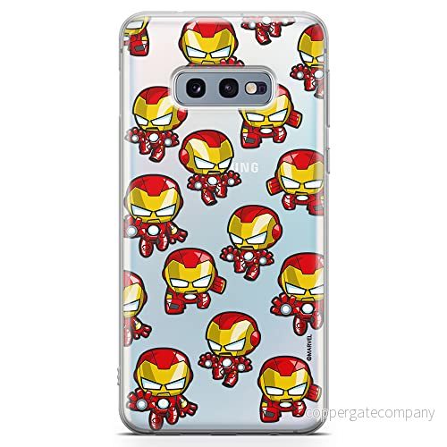 ERT GROUP mobiltelefonfodral för Samsung S10e originalt och officiellt licensierat Marvel mönster Iron Man 031 optimalt anpassad till formen på mobiltelefonen, gedeeltelijk transparant 5904805153921