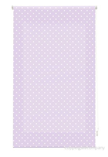 Blindecor Rollbar Estor, tyg, lila med vita fläckar, 140 x 250 cm 8434363064980