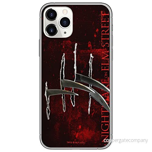 ERT GROUP mobiltelefonfodral för Iphone 11 PRO MAX originalt och officiellt licensierat Horror mönster Nightmare of Elm Street 004, fodral tillverkad av TPU plast 5905511077624