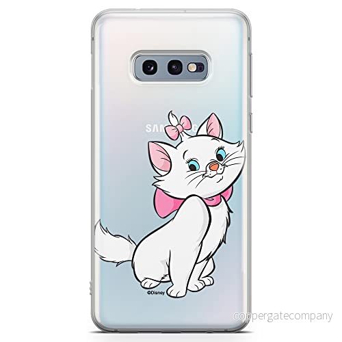 ERT GROUP mobiltelefonfodral för Samsung S10e originalt och officiellt licensierat Disney mönster Marie 007 optimalt anpassad till formen på mobiltelefonen, gedeeltelijk transparant 5905131129482