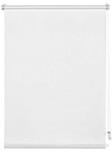 Deco Company rullgardin att klämma fast, för dagsljus, Ogenomskinlig, Monteringssats ingår, Uni, Vit, 65 x 150 cm (BxH) 4003018328063