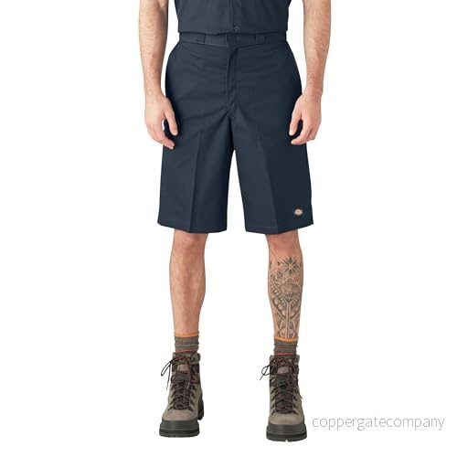 Dickies Arbetsshorts för män, 33 cm (13 tum), lös passform, flera fickor, 50 607645040974