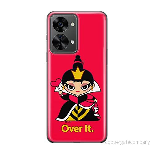 ERT GROUP mobiltelefonfodral för Oneplus NORD 2T 5G originalt och officiellt licensierat Disney mönster Queen of Hearts 001 anpassad till formen på mobiltelefonen, fodral tillverkad av TPU plast 5905511275914