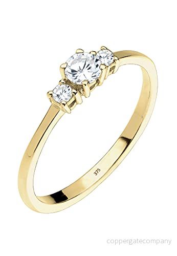Elli Ringar goldcoloured, Storlek: 52, Gold coloured 4050878522926