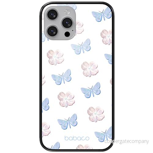 ERT GROUP mobiltelefonfodral för Apple Iphone 13 originalt och officiellt licensierat Babaco mönster Flowers 043 tillverkad av härdat glas, skyddsfodral 5905131321114