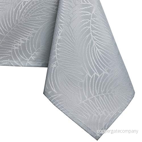 AmeliaHome bordsduk, 40 x cm medelfilt, fläckskydd, lotuseffekt, tvättbar, vattenavvisande, ornament silver Gaia 4251758685315