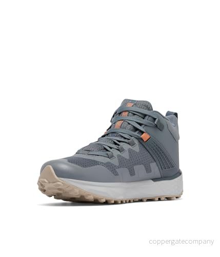 Columbia Facet 75 Mid Outdry Waterproof Rise Hiking Boots, Graphite x Canvas Tan 195980527675