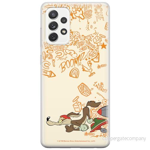 ERT GROUP mobiltelefonfodral för Samsung A53 5G originalt och officiellt licensierat Looney Tunes mönster Coyote 002 optimalt anpassad till formen på mobiltelefonen, fodral tillverkad av TPU plast 5905795138059