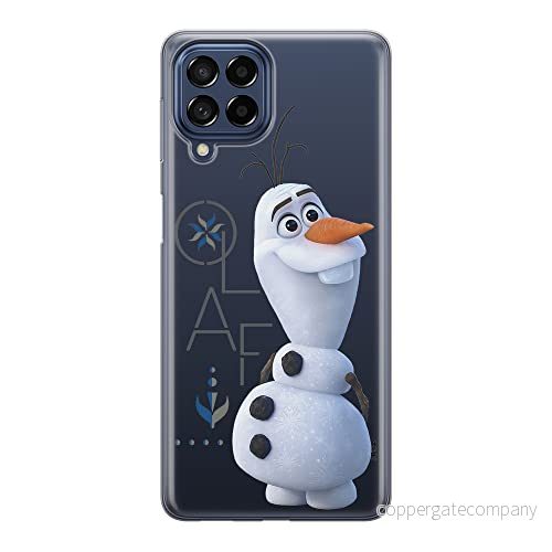 ERT GROUP mobiltelefonfodral för Samsung M53 5G originalt och officiellt licensierat Disney mönster Olaf 004 optimalt anpassad till formen på mobiltelefonen, gedeeltelijk transparant 5905511393304