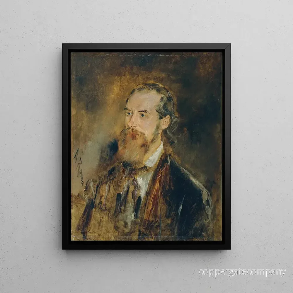 Målning Le peintre animalier Karl Reichert - Anton Romako | Konsttryck