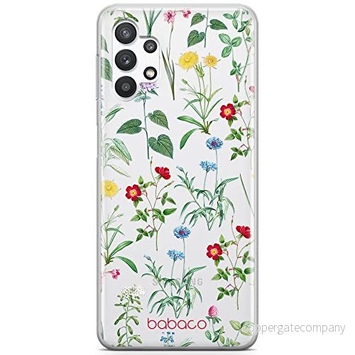 ERT GROUP mobiltelefonfodral för Samsung A32 5G originalt och officiellt licensierat Babaco mönster Flowers 042 optimalt anpassad till formen på mobiltelefonen, gedeeltelijk transparant 5905131317940