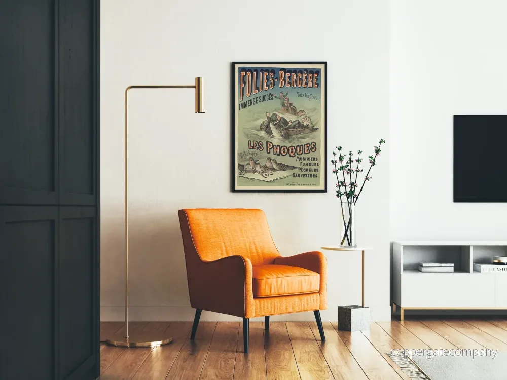 Vintageposter Folies Bergère Sjölejon - Bild 2
