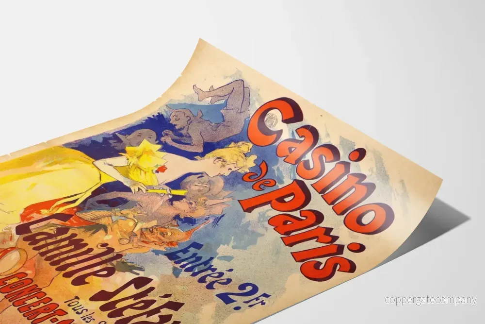 Vintageposter för Casino de Paris konsert, show, bal, Camille Stéfani - Bild 3