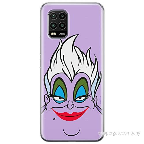ERT GROUP mobiltelefonfodral för Xiaomi MI 10 LITE originalt och officiellt licensierat Disney mönster Ursula 002 optimalt anpassad till formen på mobiltelefonen, fodral tillverkad av TPU plast 5903537145129