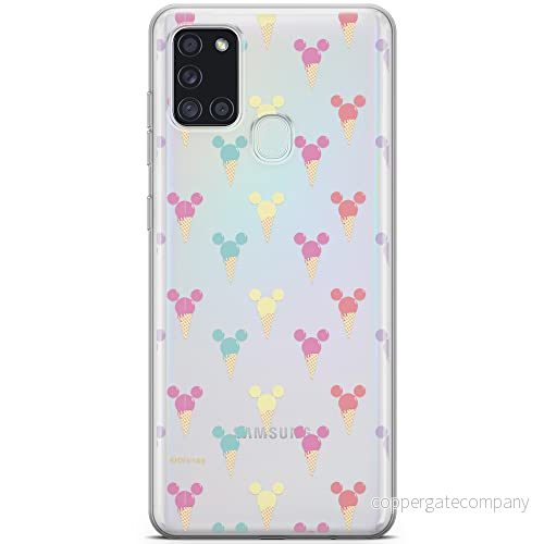 ERT GROUP mobiltelefonfodral för Samsung A21s originalt och officiellt licensierat Disney mönster Mickey 002 optimalt anpassad till formen på mobiltelefonen, gedeeltelijk transparant 5903040256428