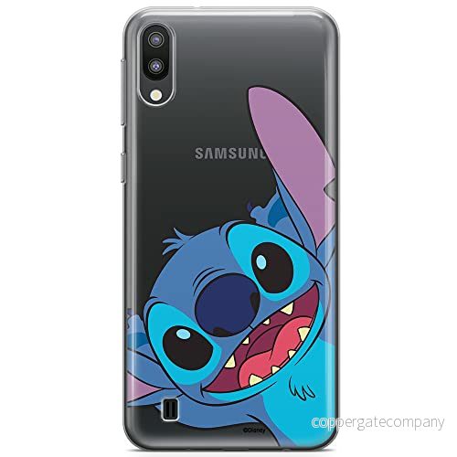 ERT GROUP mobiltelefonfodral för Samsung M10 originalt och officiellt licensierat Disney mönster Stitch 016 optimalt anpassad till formen på mobiltelefonen, gedeeltelijk transparant 5905131215079