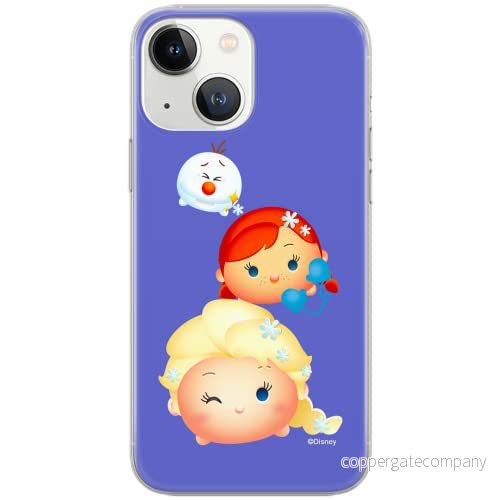 ERT GROUP mobiltelefonfodral för Iphone 13 MINI originalt och officiellt licensierat Disney mönster Frozen 004 Vit optimalt anpassad till formen på mobiltelefonen, fodral tillverkad av TPU plast 5903932879100