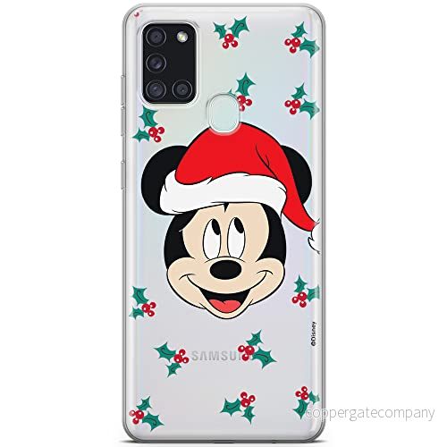 ERT GROUP mobiltelefonfodral för Samsung A21s originalt och officiellt licensierat Disney mönster Mickey 040 optimalt anpassad till formen på mobiltelefonen, gedeeltelijk transparant 5903932058888