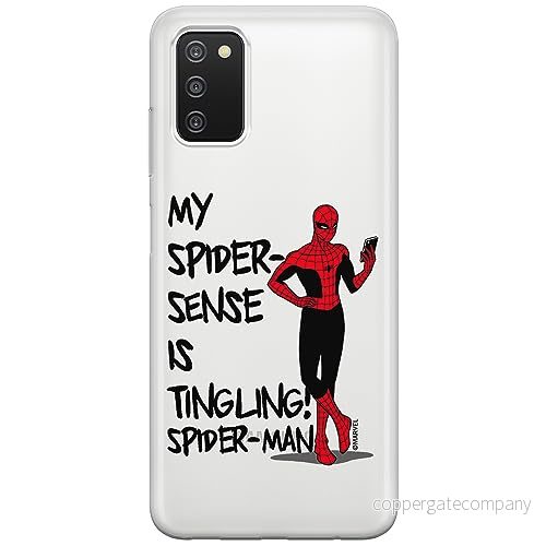 ERT GROUP mobiltelefonfodral för Samsung A03S originalt och officiellt licensierat Marvel mönster Spider Man 024 optimalt anpassad till formen på mobiltelefonen, gedeeltelijk transparant 5905795000639
