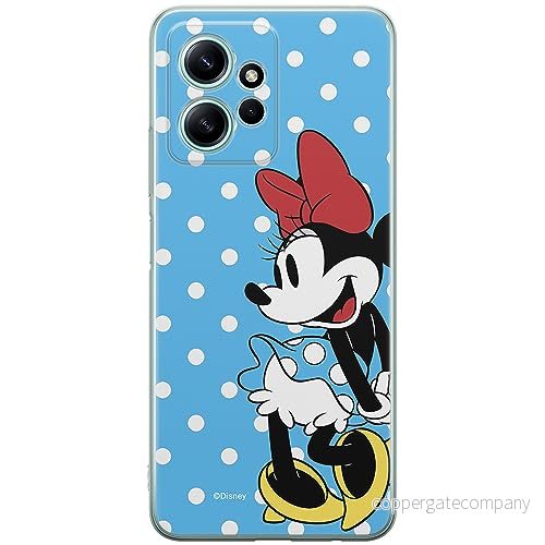 ERT GROUP mobiltelefonfodral för Xiaomi REDMI NOTE 12 4G originalt och officiellt licensierat Disney mönster Minnie 034 optimalt anpassad till formen på mobiltelefonen, fodral tillverkad av TPU plast 5905511951535