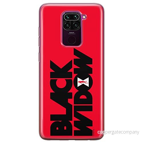 ERT GROUP mobiltelefonfodral för Xiaomi REDMI NOTE 9 originalt och officiellt licensierat Marvel mönster Black Widow 011 optimalt anpassad till formen på mobiltelefonen, fodral tillverkad av TPU plast 5903040329566