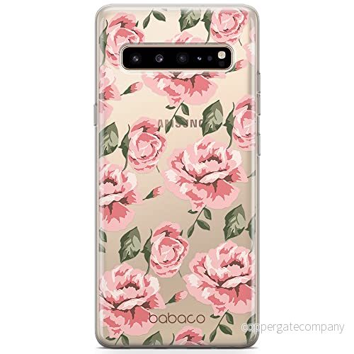 ERT GROUP Mobiltelefonskal för Samsung S10 5G original och officiellt licensierat Babaco mönster fruits blommor 013 anpassad till mobiltelefonens form, delvis transparent 5903932611144