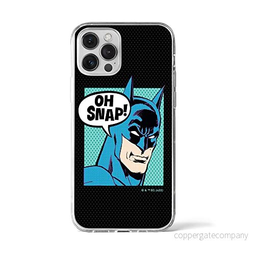 ERT GROUP mobiltelefonfodral för Iphone 12 PRO MAX originalt och officiellt licensierat DC mönster Batman 038 optimalt anpassad till formen på mobiltelefonen, fodral tillverkad av TPU plast 5905131548733