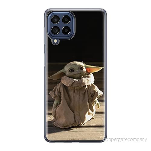 ERT GROUP mobiltelefonfodral för Samsung M53 5G originalt och officiellt licensierat Star Wars mönster Baby Yoda 001 optimalt anpassad till formen på mobiltelefonen, fodral tillverkad av TPU plast 5905511384760