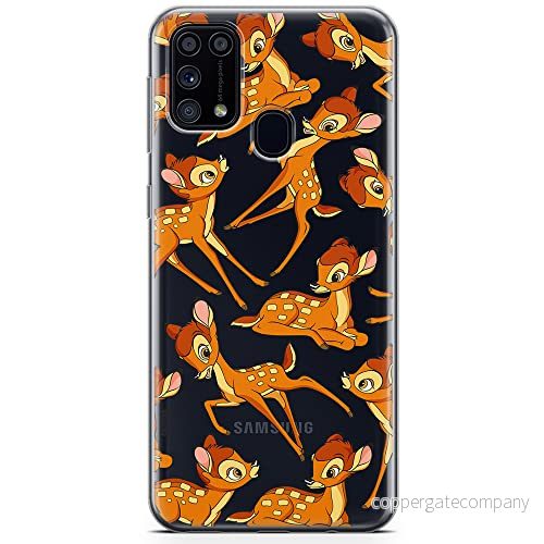 ERT GROUP mobiltelefonfodral för Samsung M31 originalt och officiellt licensierat Disney mönster Bambi 017 optimalt anpassad till formen på mobiltelefonen, gedeeltelijk transparant 5905131798763