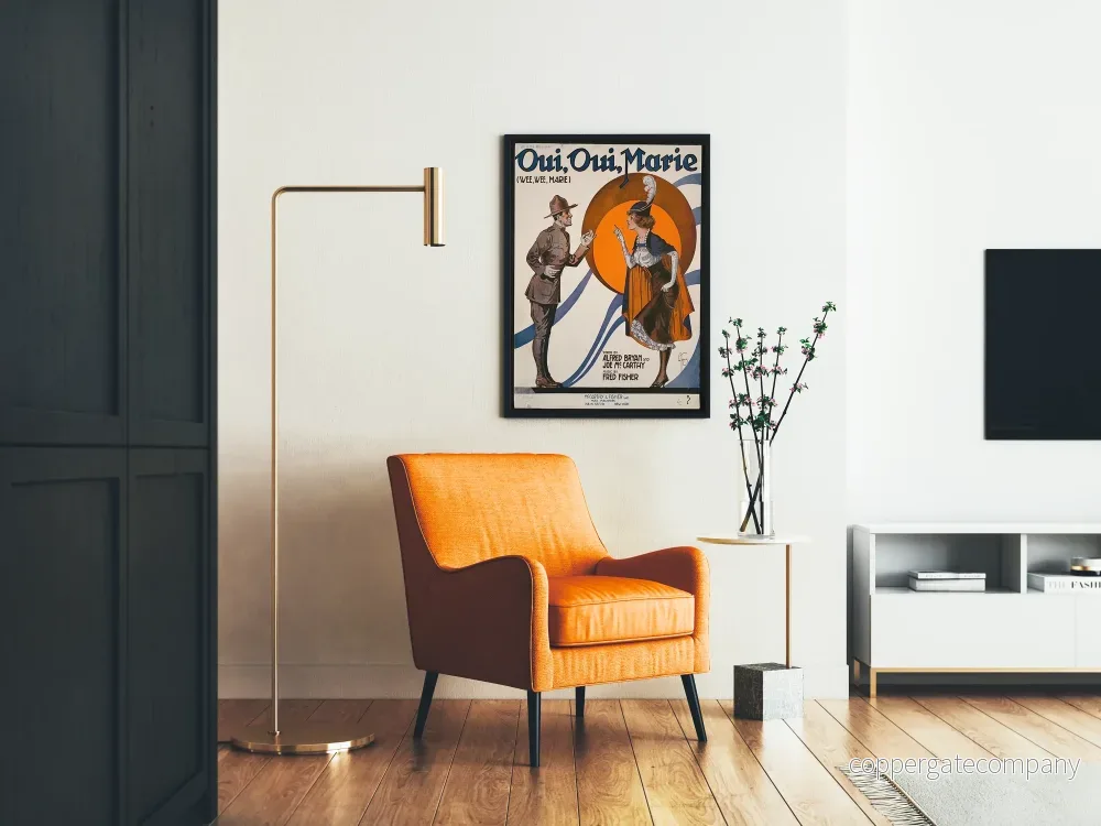 Vintageposter Ja, ja, Marie - Retro väggdekoration - Bild 2