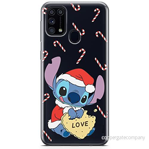 ERT GROUP mobiltelefonfodral för Samsung M31 originalt och officiellt licensierat Disney mönster Stitch 009 optimalt anpassad till formen på mobiltelefonen, gedeeltelijk transparant 5903932070385