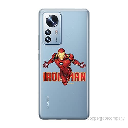 ERT GROUP mobiltelefonfodral för Xiaomi 12 PRO originalt och officiellt licensierat Marvel mönster Iron Man 030 optimalt anpassad till formen på mobiltelefonen, gedeeltelijk transparant 5905511526986