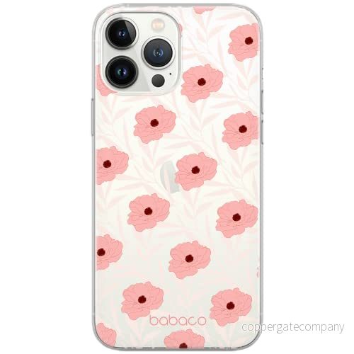 ERT GROUP mobiltelefonfodral för Huawei P30 Lite originalt och officiellt licensierat Babaco mönster Flowers 017 Vit optimalt anpassad till formen på mobiltelefonen, gedeeltelijk transparant 5903932629675