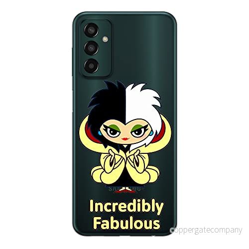 ERT GROUP mobiltelefonfodral för Samsung M13 4G originalt och officiellt licensierat Disney mönster Cruella 006 optimalt anpassad till formen på mobiltelefonen, gedeeltelijk transparant 5905511321437