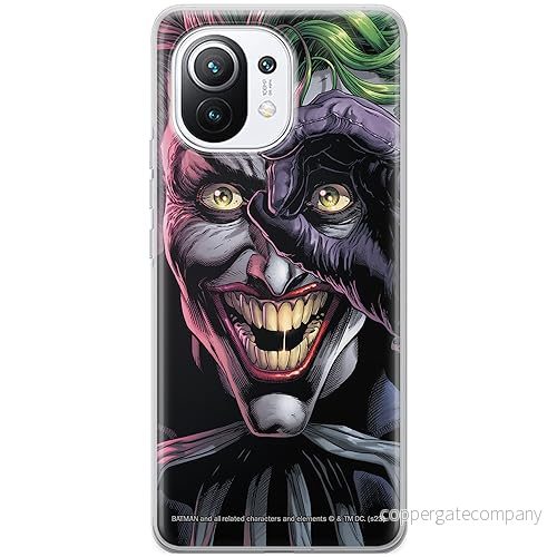 ERT GROUP mobiltelefonfodral för Xiaomi 11 originalt och officiellt licensierat DC mönster Joker 024 optimalt anpassad till formen på mobiltelefonen, fodral tillverkad av TPU plast 5905795057756