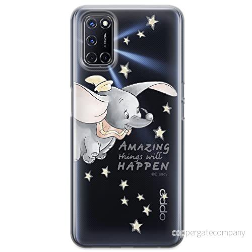ERT GROUP mobiltelefonfodral för Oppo A92/ A72/ A52 originalt och officiellt licensierat Disney mönster Dumbo 010 optimalt anpassad till formen på mobiltelefonen, gedeeltelijk transparant 5903040208588