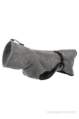 Trixie Bathrobe for dogs terry cloth S: 40 cm grey 4047974235720
