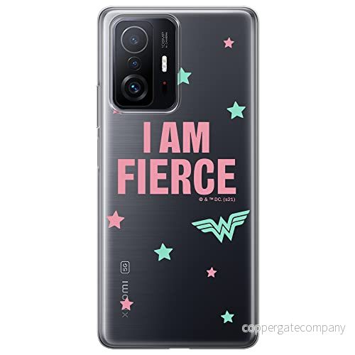 ERT GROUP mobiltelefonfodral för Xiaomi 11T 5G / PRO originalt och officiellt licensierat DC mönster Wonder Woman 026 optimalt anpassad till formen på mobiltelefonen, gedeeltelijk transparant 5904805559808
