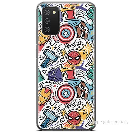 ERT GROUP mobiltelefonfodral för Samsung A02S originalt och officiellt licensierat Marvel mönster Avengers 027 optimalt anpassad till formen på mobiltelefonen, fodral tillverkad av TPU plast 5904805200816
