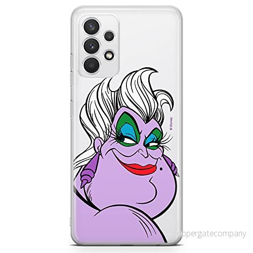 ERT GROUP mobiltelefonfodral för Samsung A32 4G LTE originalt och officiellt licensierat Disney mönster Ursula 001 optimalt anpassad till formen på mobiltelefonen, gedeeltelijk transparant 5903040469774