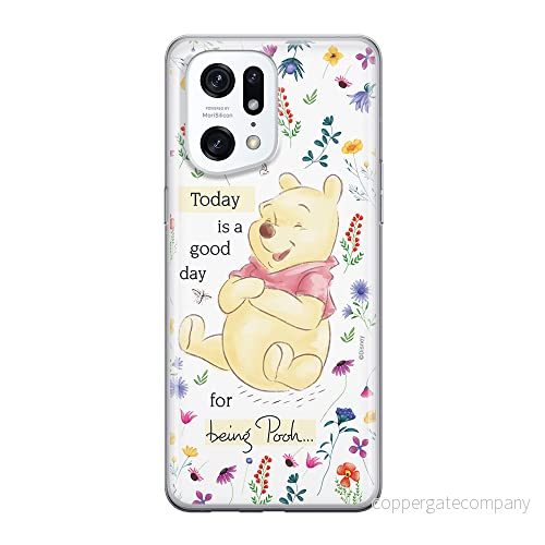 ERT GROUP mobiltelefonfodral för Oppo FIND X5 PRO originalt och officiellt licensierat Disney mönster Winnie the Pooh & Friends 029, fodral tillverkad av TPU plast 5905511404895