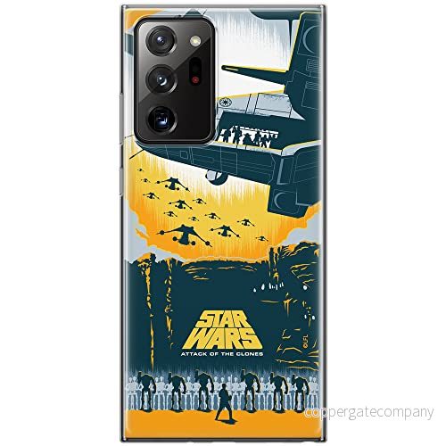 ERT GROUP mobiltelefonfodral för Samsung GALAXY NOTE 20 ULTRA originalt och officiellt licensierat Star Wars mönster 022 anpassad till formen på mobiltelefonen, fodral tillverkad av TPU plast 5903040365489
