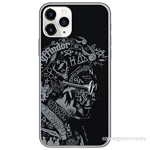 ERT GROUP mobiltelefonfodral för Apple Iphone 11 PRO MAX originalt och officiellt licensierat Harry Potter mönster 075 Vit anpassad till formen på mobiltelefonen, fodral tillverkad av TPU plast 5903932755527