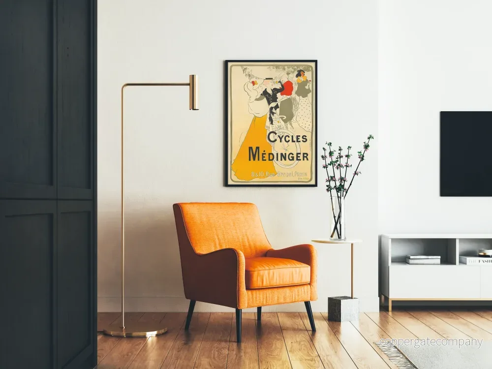 Vintage reklamposter för Cycles Médinger - Bild 2