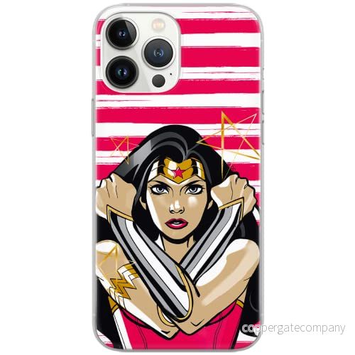 ERT GROUP mobiltelefonfodral för Huawei P30 Lite originalt och officiellt licensierat DC mönster Wonder Woman 003 Vit optimalt anpassad till formen på mobiltelefonen, fodral tillverkad av TPU plast 5902980456547