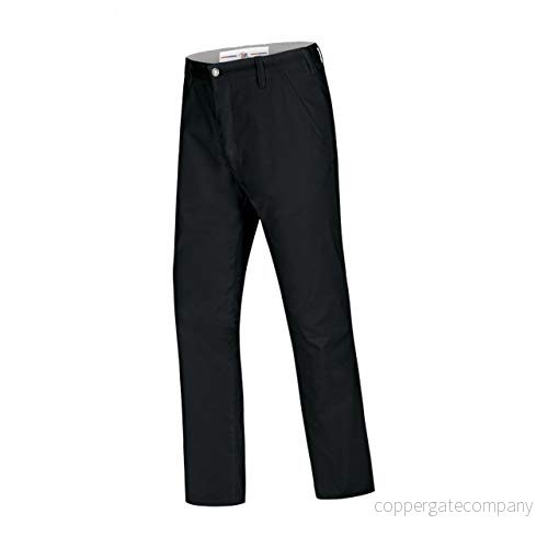 BP Gourmet 1735-686-32 Byxor Chinos för Män Elastiskt Band i Midjan 48% Bomull, Polyester, 4% Elastolefin Normal Passform Storlek: 52 Färg: Svart 4055301133885