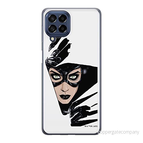 ERT GROUP mobiltelefonfodral för Samsung M33 5G originalt och officiellt licensierat DC mönster Catwoman 008 optimalt anpassad till formen på mobiltelefonen, fodral tillverkad av TPU plast 5905511354091